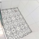 Ver imagem 1 de Vinil Adesivo Piso Box Patchwork Cinza Antiderrapante Colacomigo Adesivo para Box 1,20 X 0,97 Metros