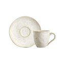 Ver imagem 2 de Conjunto de Xícara de Cafezinho com Pires 06 Peças Orgânico Vanilla Porto Brasil