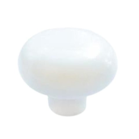 Puxador Bola 35x28,5mm Polim Branco Vitoria c/10