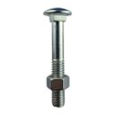 Ver imagem 1 de Parafuso Francês Galvanizado com Porca 3/8x21/2" (caixa com 100 Peças) Stein