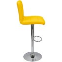 Ver imagem 2 de Kit 4 Banquetas Confort Gomos Estofada Couro Giratória C/ Regulagem