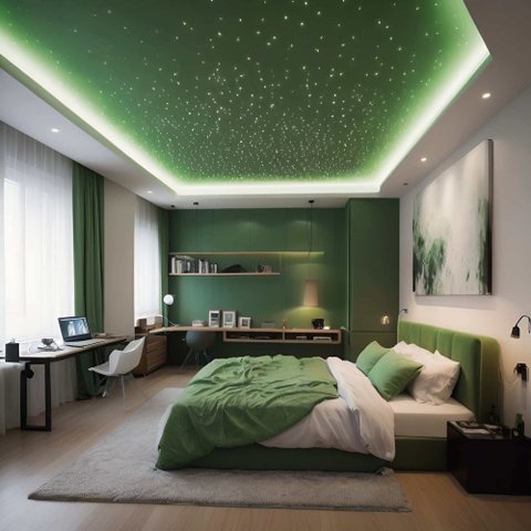 Kit Iluminação Céu Estrelado Fibra Ótica 100 Pontos Opticas Ideal para Teto de Madeira Gesso Pvc