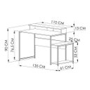 Ver imagem 3 de Mesa Gamer com Espaço para Gabinete Ryze 4500 Preto Grafite