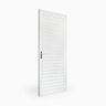 Porta De Aluminio Veneziana 210x70 -  Linha 28 - 1