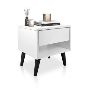Mesa de Cabeceira Nicho com Gaveta 100% Mdf