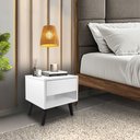 Ver imagem 3 de Mesa de Cabeceira Nicho com Gaveta 100% Mdf