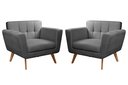 Ver imagem 1 de Conjunto 2 Poltronas Bruna Estilo Living Moderna Decoração Sala Recepção