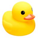 Ver imagem 1 de Pato de Borracha 20cm Grande Bebê Brinquedo Banho Patinho Banheira Gigante - Panami