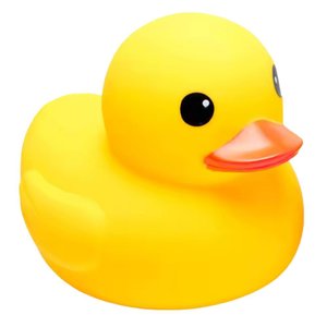 Pato de Borracha 20cm Grande Bebê Brinquedo Banho Patinho Banheira Gigante - Panami