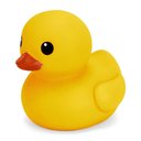 Ver imagem 2 de Pato de Borracha 20cm Grande Bebê Brinquedo Banho Patinho Banheira Gigante - Panami