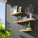Ver imagem 1 de Kit 3 Suportes de Parede Cantoneira 10cm Mão Francesa para Prateleira Suspensa Preto