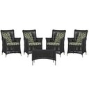 Ver imagem 1 de 4 Poltronas e 1 Mesa Igapó em Alumínio Pintura Fendi Corda Náutica Estofado 5
