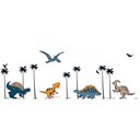 Ver imagem 1 de Adesivo de Parede Infantil Dino - Azul