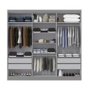 Ver imagem 4 de Guarda-roupa Casal com 6 Portas e 4 Gavetas Premium Yescasa