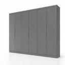 Ver imagem 2 de Guarda-roupa Casal com 6 Portas e 4 Gavetas Premium Yescasa