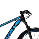 Ver imagem 3 de Bicicleta Aro 29 Krw Alumínio 24 Vel Freio a Disco Suspensão Dianteira S1 15.5 Preto-azul