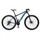 Ver imagem 1 de Bicicleta Aro 29 Krw Alumínio 24 Vel Freio a Disco Suspensão Dianteira S1 15.5 Preto-azul