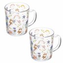 Ver imagem 1 de Conjunto 2 Canecas Florescer 220 ml Vidro Lyor