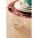 Ver imagem 5 de Conjunto 2 Canecas Florescer 220 ml Vidro Lyor
