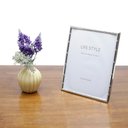 Ver imagem 4 de Porta-retrato Wolff Bambu de Aço Prata 20cm X 25cm