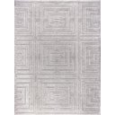 Ver imagem 2 de Tapete Sala 300x400 Alto Relevo Realce Eden 51 Cinza Prata