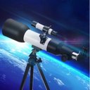 Ver imagem 3 de TELESCOPIO ASTRONOMICO COM TRIPE AJUSTAVEL REFRATOR OCULAR FILTRO DE LUA 90X VISAO NOTURNA