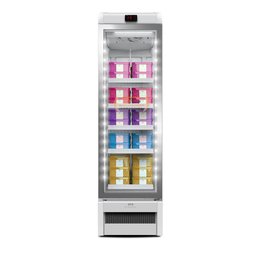 Freezer Vertical Porta de Vidro Para Sorvetes e Congelados 240L VF28FH Branco 220V- Metalfrio - 10