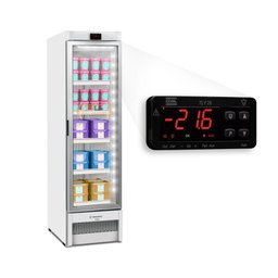Freezer Vertical Porta de Vidro Para Sorvetes e Congelados 240L VF28FH Branco 220V- Metalfrio - 4