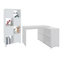 Ver imagem 1 de Jogo Armário e Escrvaininha Halle Branco