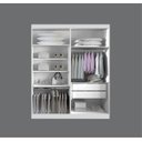 Ver imagem 3 de Guarda Roupa Solteiro c/ Pés 100% MDF Aspen - Arbo Design