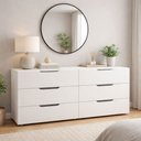 Ver imagem 1 de Cômoda Madri 6 Gavetas Branco - Politorno