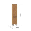 Ver imagem 2 de Paneleiro Simples 2 Portas 6 Prateleiras 40cm Sabrina Soluzione Móveis