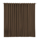 Ver imagem 1 de Cortina oxford tecido 4,00x2,50 Para Varão Simples:Marrom-escuro