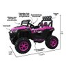Jipe Eletrico Infantil 4x4 12v Rosa - Zippy Toys - 5