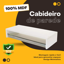 Ver imagem 4 de Cabideiro de Parede Branco 60cm Arara de Roupas Quarto Closet - Rufatto Decorações