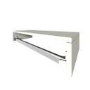 Ver imagem 6 de Cabideiro de Parede Branco 60cm Arara de Roupas Quarto Closet - Rufatto Decorações
