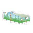 Ver imagem 4 de Cama Solteiro Infantil Girafa e Coruja MDF Branco Casah