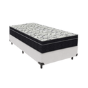 Ver imagem 1 de Cama Box Solteiro Branco e Colchão Airtech 150 D45 Ortobom
