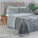 Ver imagem 1 de Edredom Sherpa Casal Dupla Face 180x220cm Rock