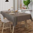 Ver imagem 1 de Toalha de Mesa Cinza Rústica Quadrada 1,80 X 1,80