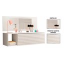 Ver imagem 2 de Mesa Escrivaninha com Colmeia Organizadora -leartam
