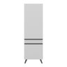 Paneleiro 2 Portas 62cm Veneza Multimóveis V3746 Branco/preto - 5