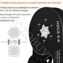 Ver imagem 2 de Wozobuy Alicate de Terminal Alicate de Crimpagem + 400pcs - Hsc8 6-6