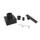 Ver imagem 3 de Acabamento Registro Pressão E Gaveta Preto Fosco Alavanca Luxo