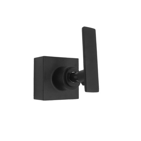 Acabamento Registro Pressão E Gaveta Preto Fosco Alavanca Luxo