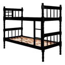 Ver imagem 3 de Beliche Torneada Milão 6 - Tabaco - Jm Móveis