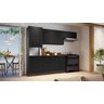Conjunto Cozinha em Aço Exclusive Itatiaia 4 Peças Espaço Forno:grafite/preto - 2