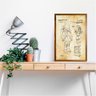 Quadros decorativos Patente vintage Roupa de astronauta Apollo - 2