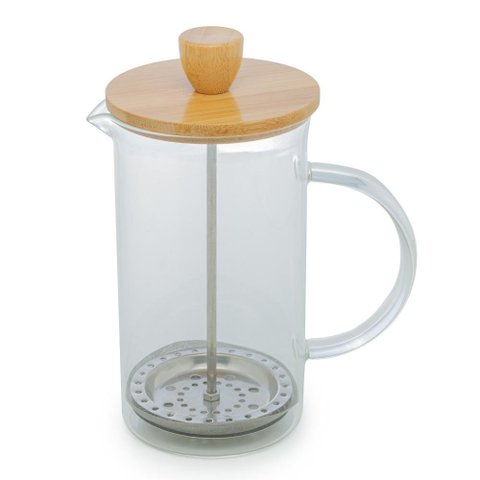 Cafeteira Wolff Prensa Francesa com Tampa de Bambu