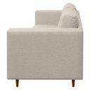 Ver imagem 5 de Sofá Fixo Living Lisboa 2 Lugares 170cm D28 Linho - Sofa Store:linho Bege Claro